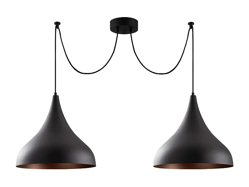 Suspension double en métal Berceste