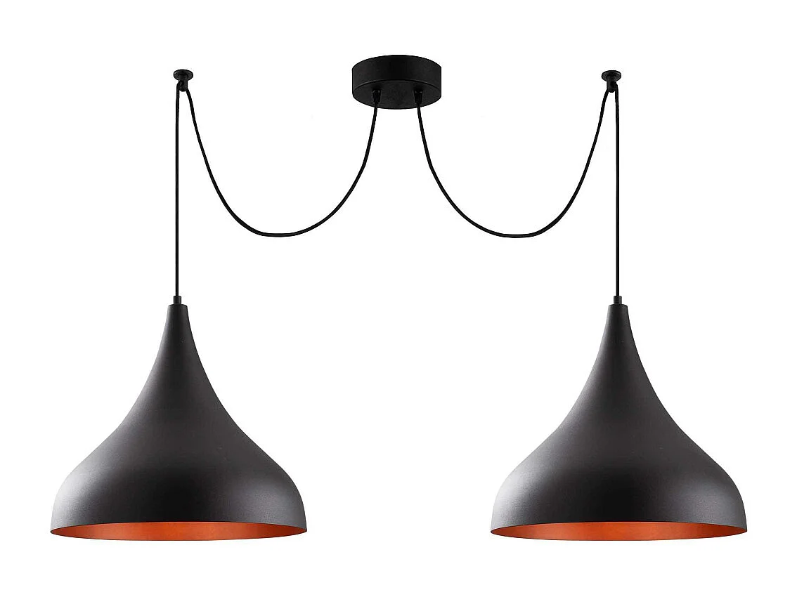 Suspension double en métal Berceste