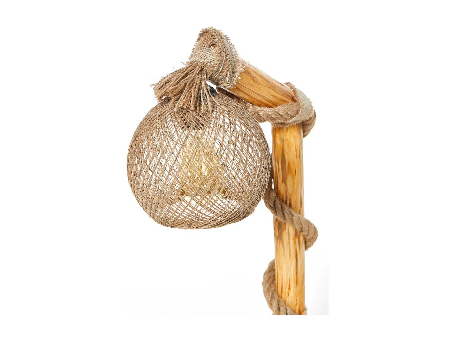 Lampe de bureau en bois Canata