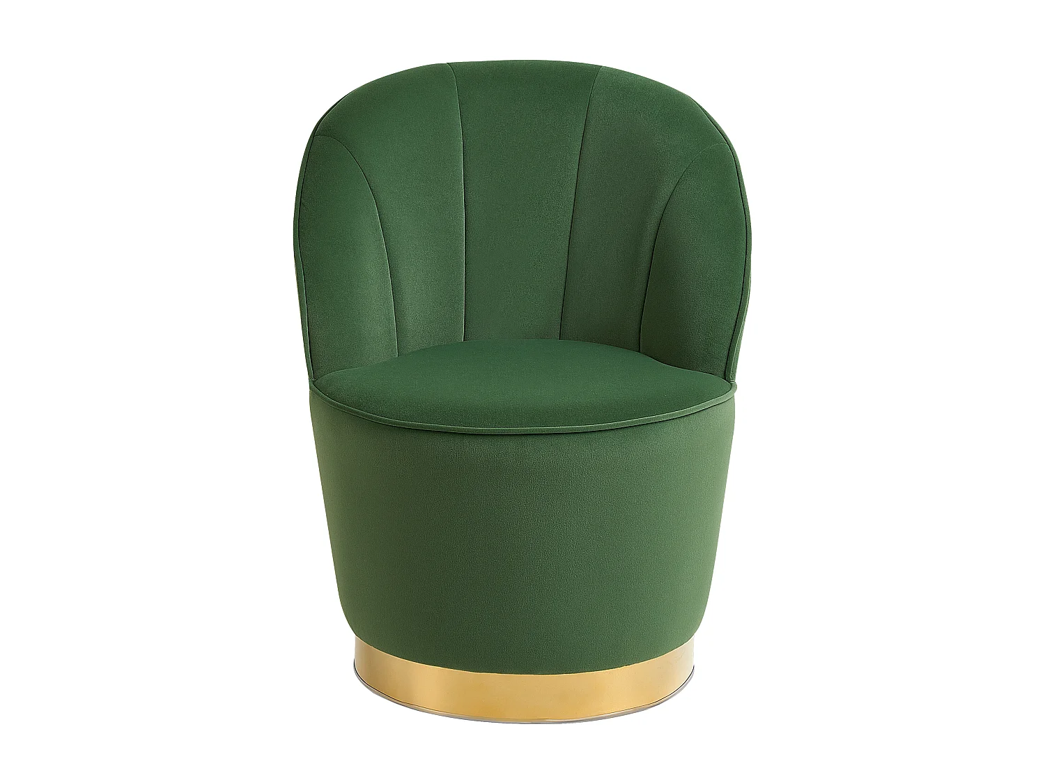 Fauteuil ALBY Fluweel Donkergroen