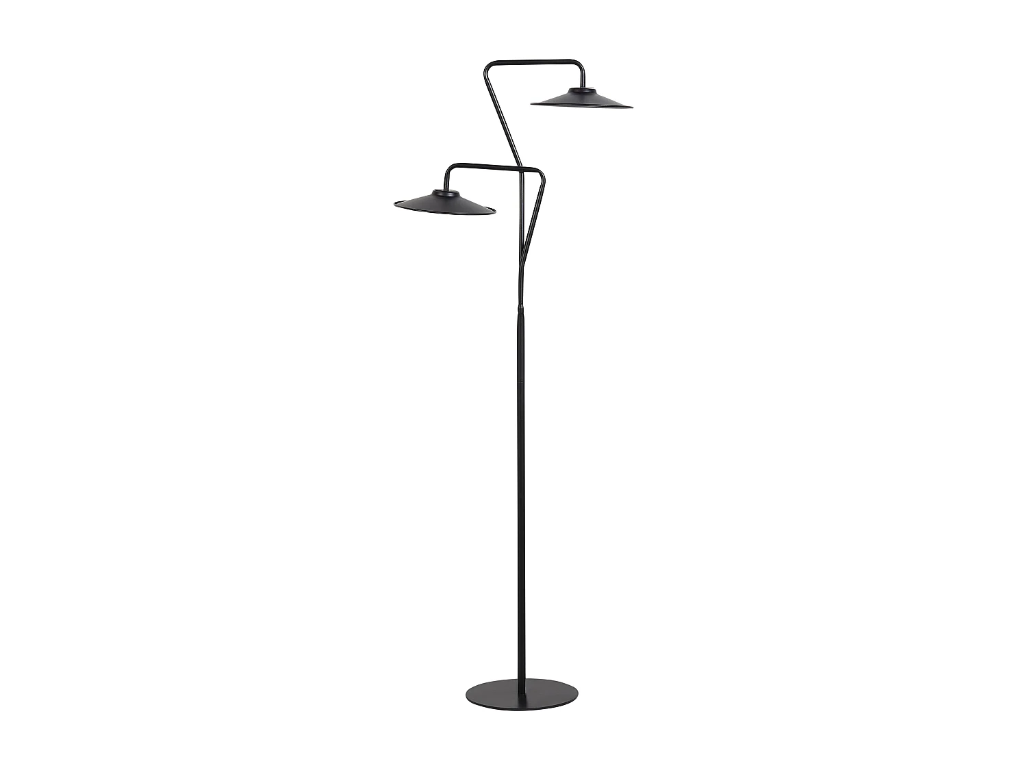 Lampadaire LED GALETTI Métal Noir