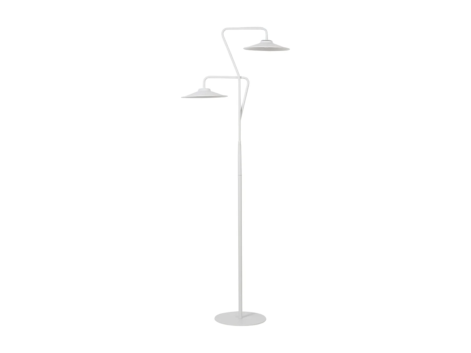 Lampadaire LED GALETTI Métal Blanc