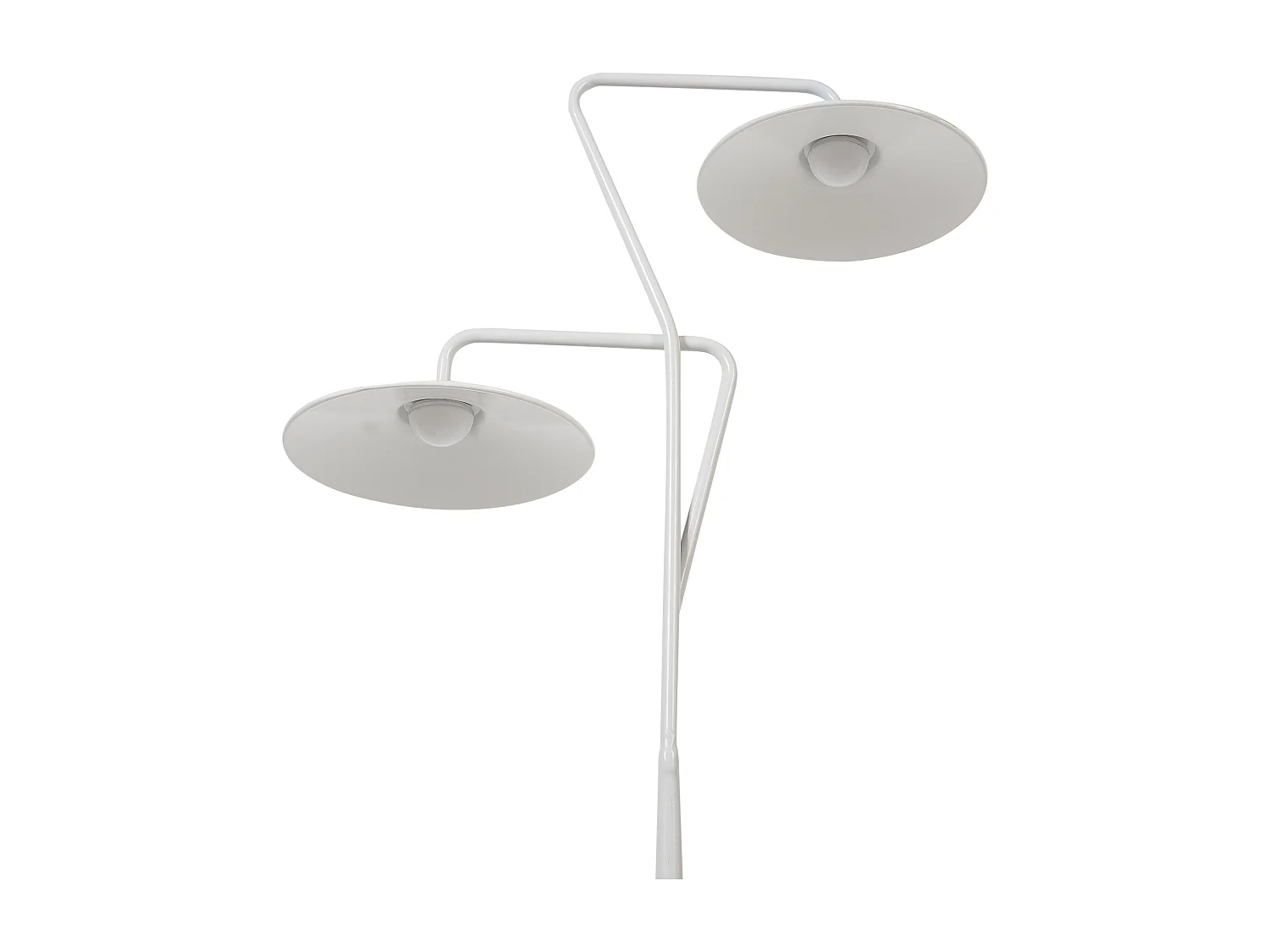 Candeeiro de pé LED GALETTI Metal Branco