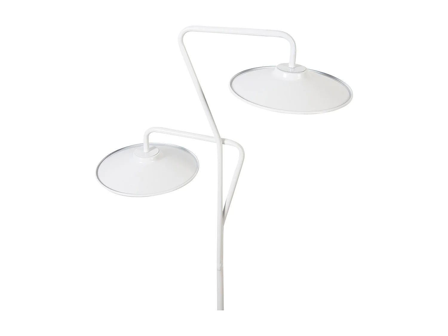 Lampadaire LED GALETTI Métal Blanc