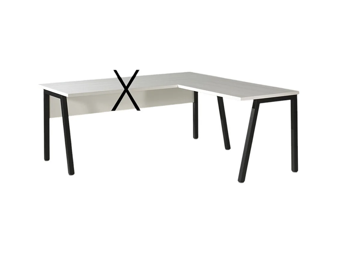 Retour pour Bureau – Collection SOON – Coloris Blanc et Noir – Extension Fonctionnelle