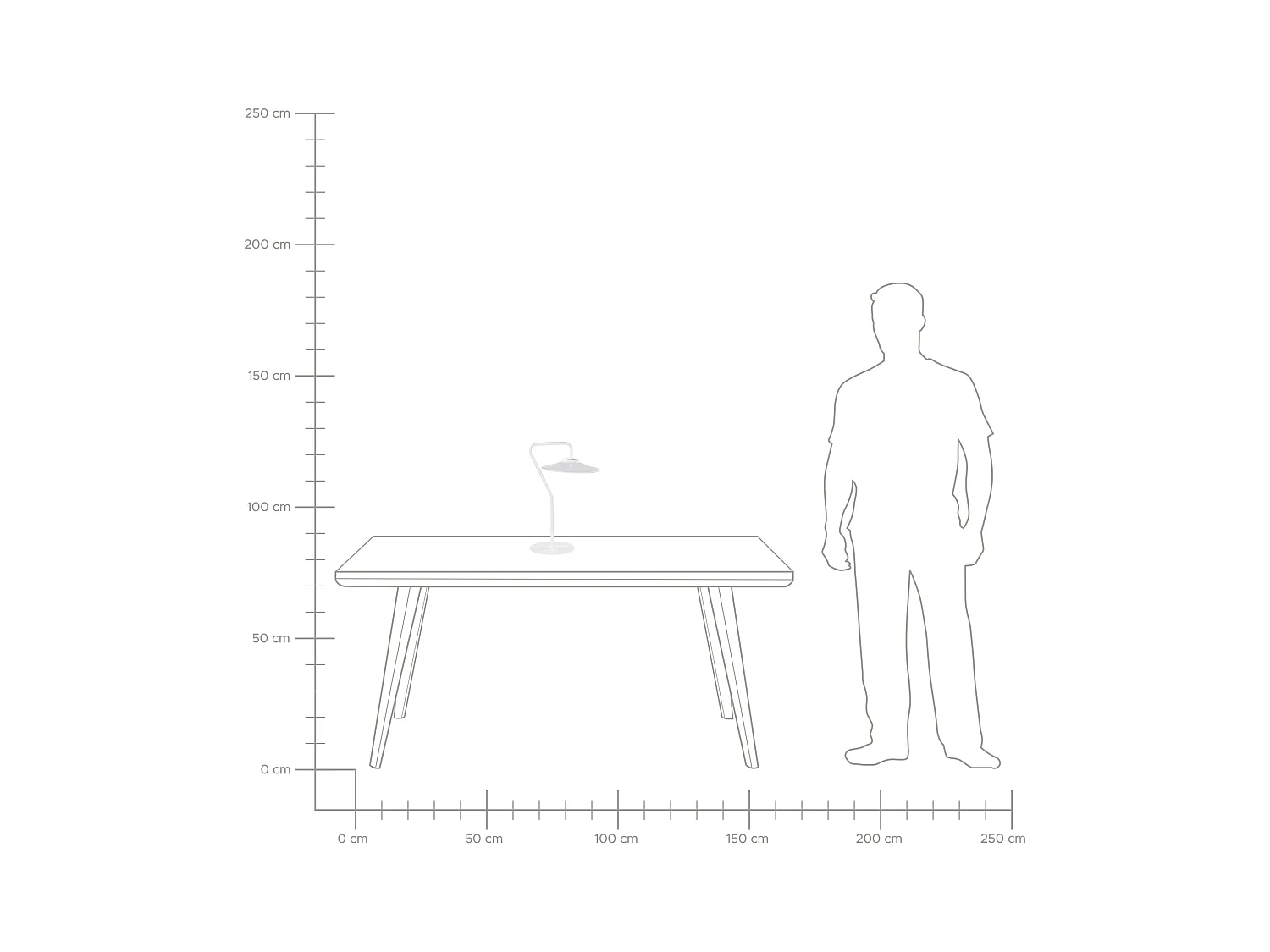 Tafellamp GALETTI Metaal Wit