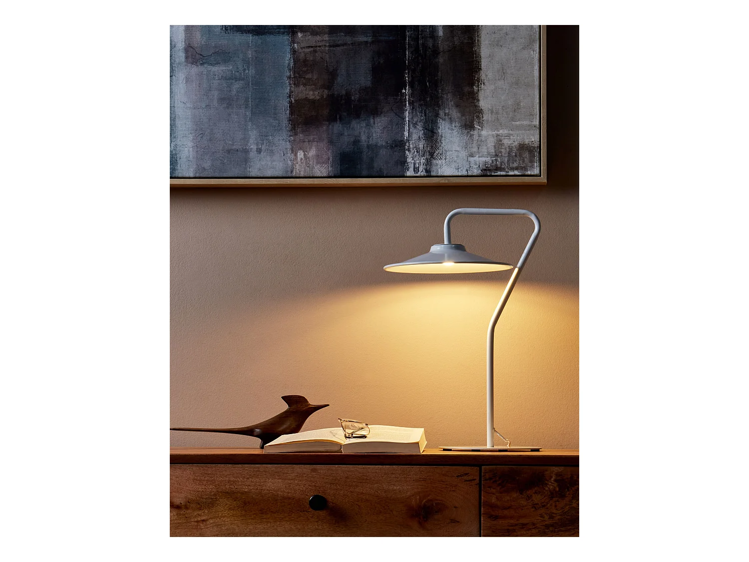 Tafellamp GALETTI Metaal Wit