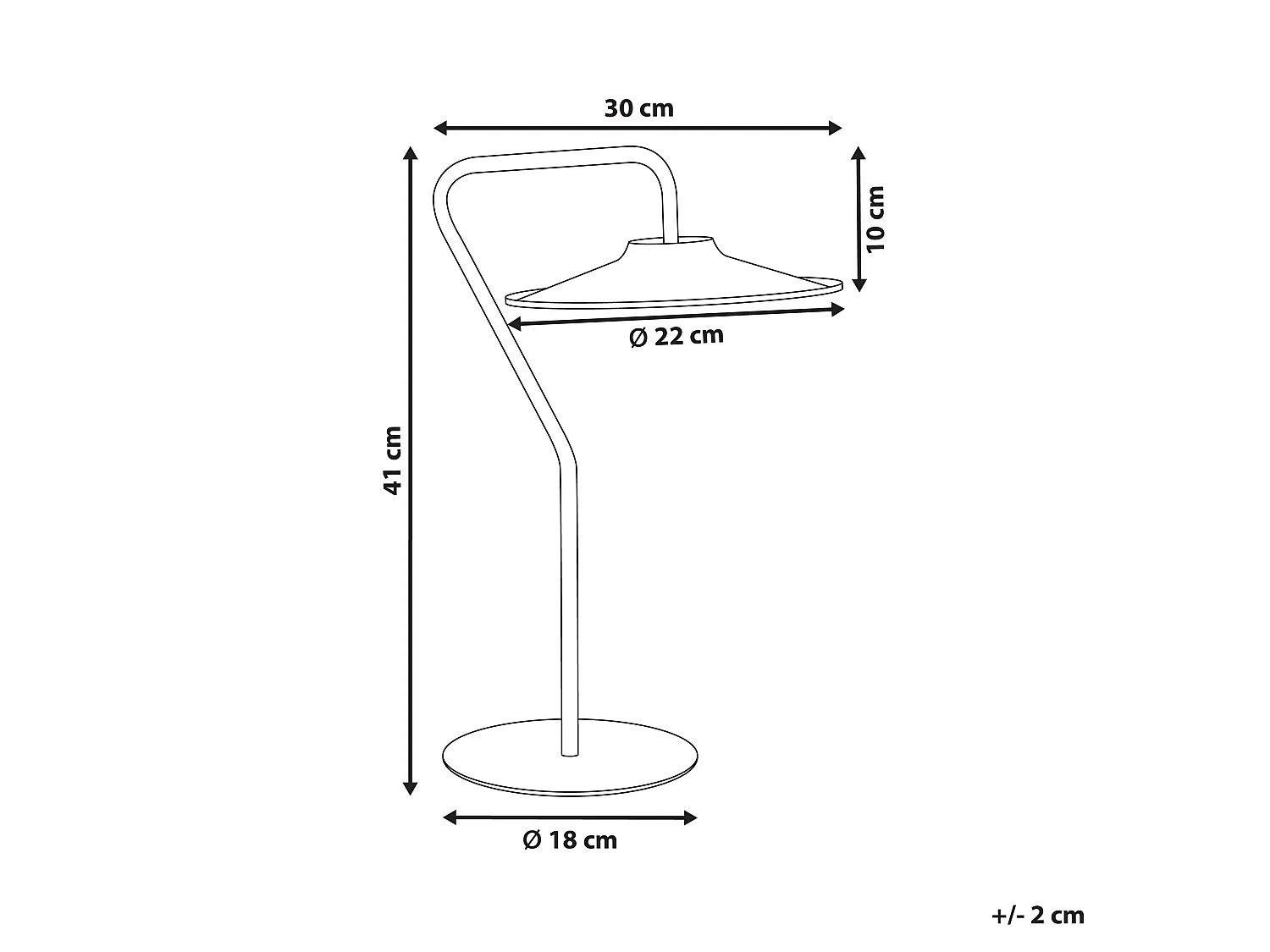 LED Table Lamp GALETTI Metal White