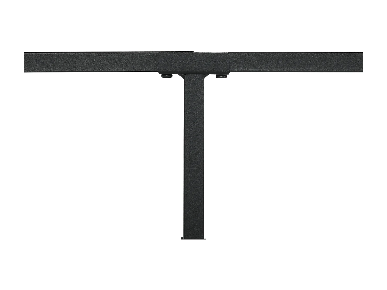 Lit avec sommier Métal BATTUT 90 x 200 cm Noir