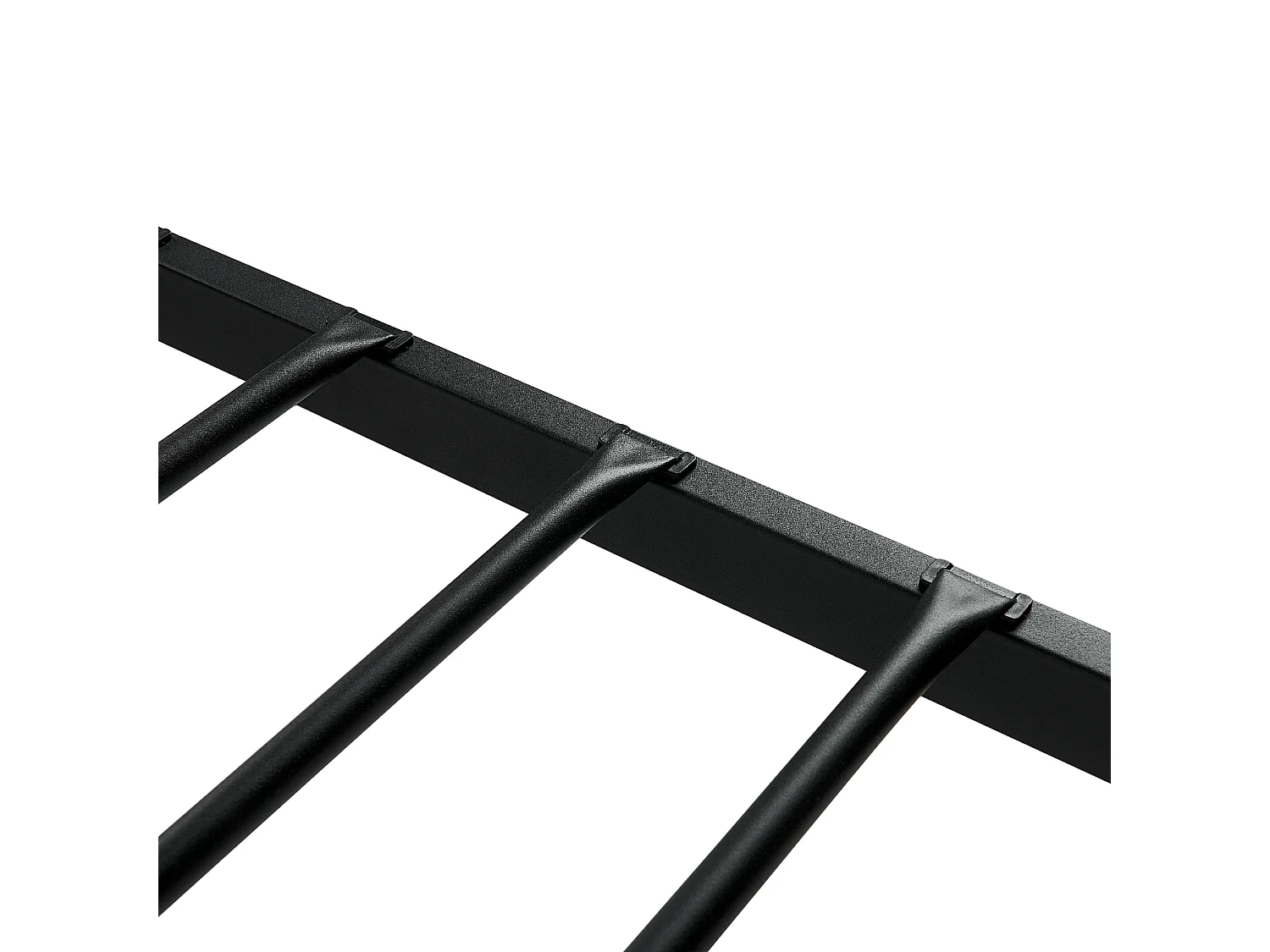 Bed Metal BATTUT 90 x 200 cm (EU Single) Black