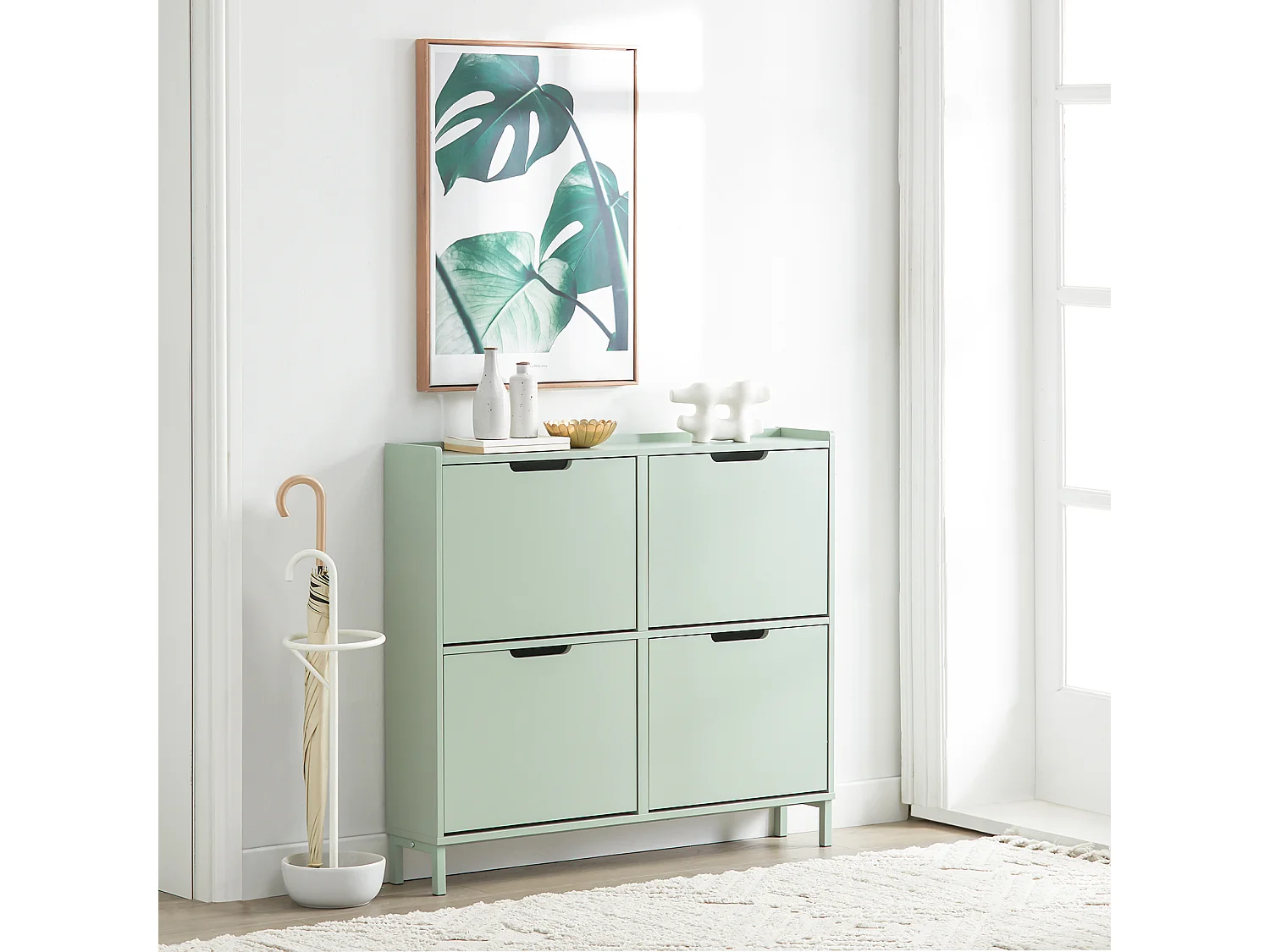 Szafka na buty z 4 drzwiami FSR100-GR