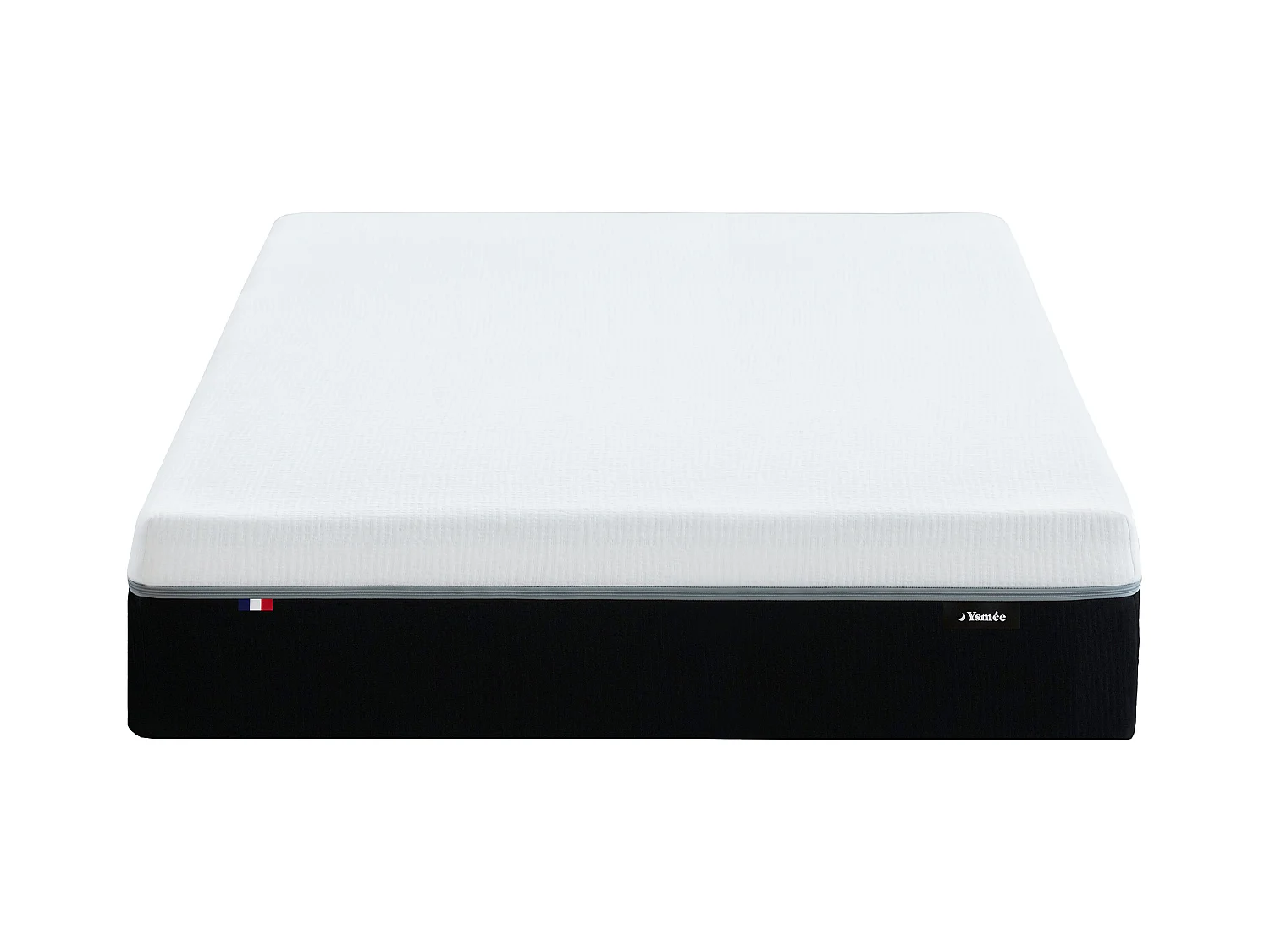 Matelas 180 x 200 cm hybride anti-feu ressorts ensachés 7 zones et mémoire de forme ép.29cm - SIVA de YSMÉE