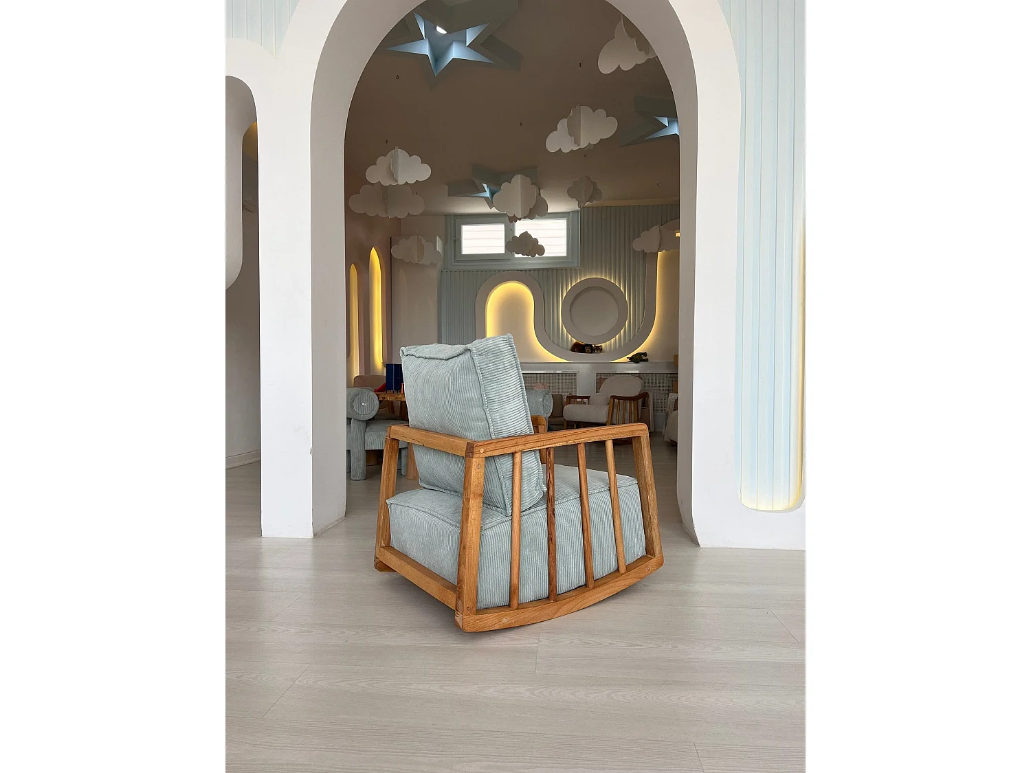 Fauteuil à bascule pour enfant Sallanan