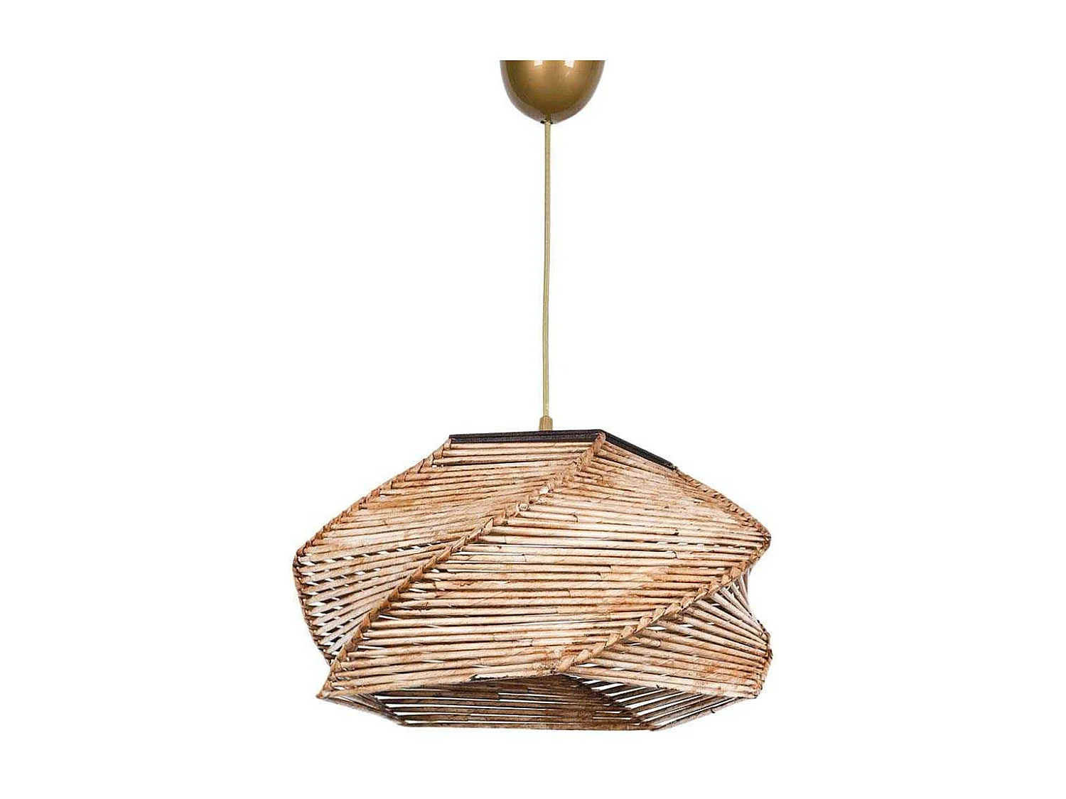 Suspension en bois style exotique Phong