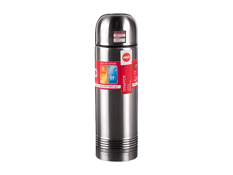 Bouteille Senator sleeve 1L en acier Inoxydable