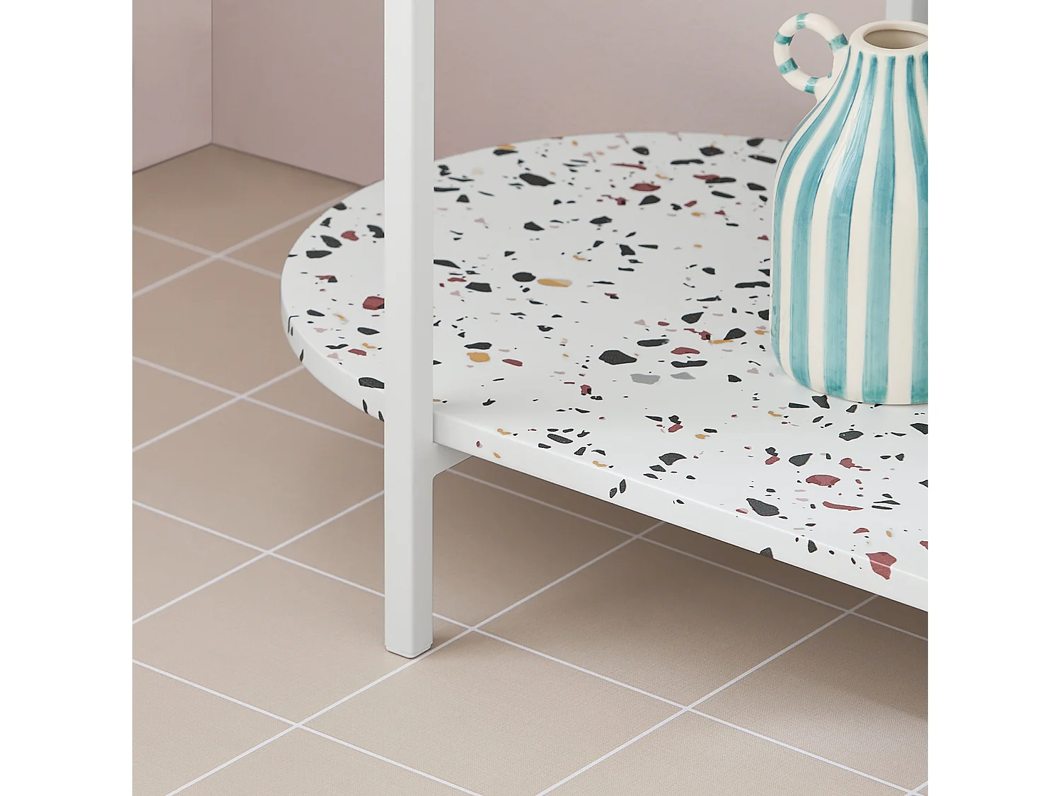 Mały stół, Konsola z 4 półkami FSB89-W