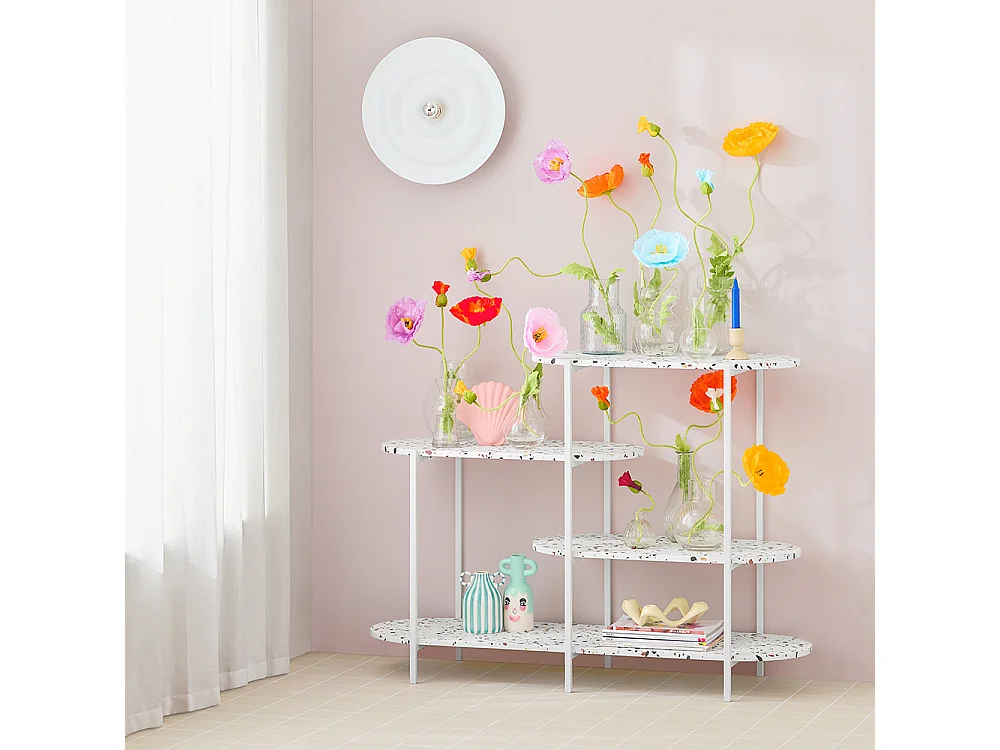 Mały stół, Konsola z 4 półkami FSB89-W