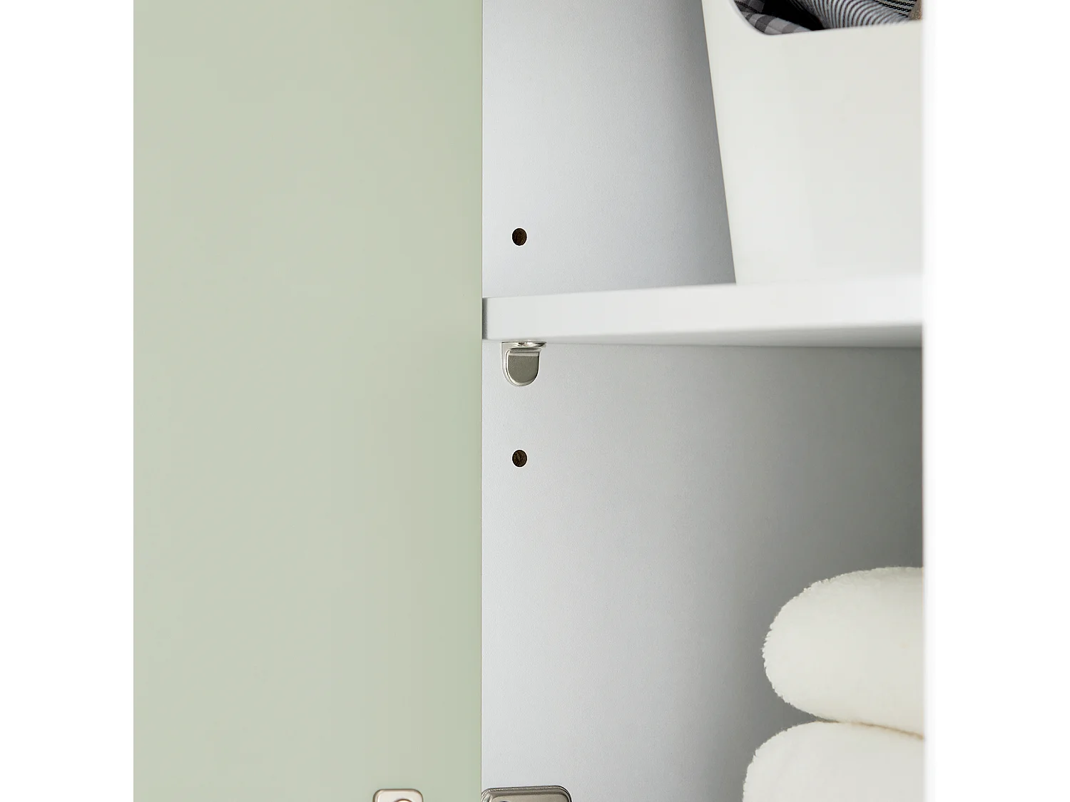 Szafka łazienkowa wysoka słupek z koszem na pranie BZR137-GR