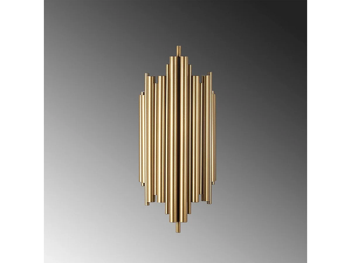 Applique murale en métal doré H50 cm - REIS