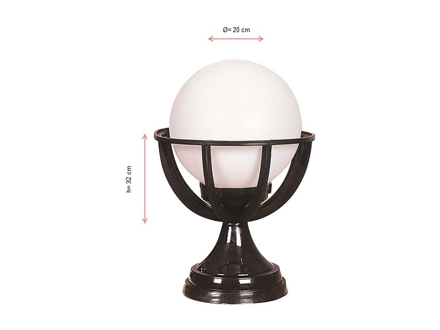 Lampe de jardin à poser en ABS Bop