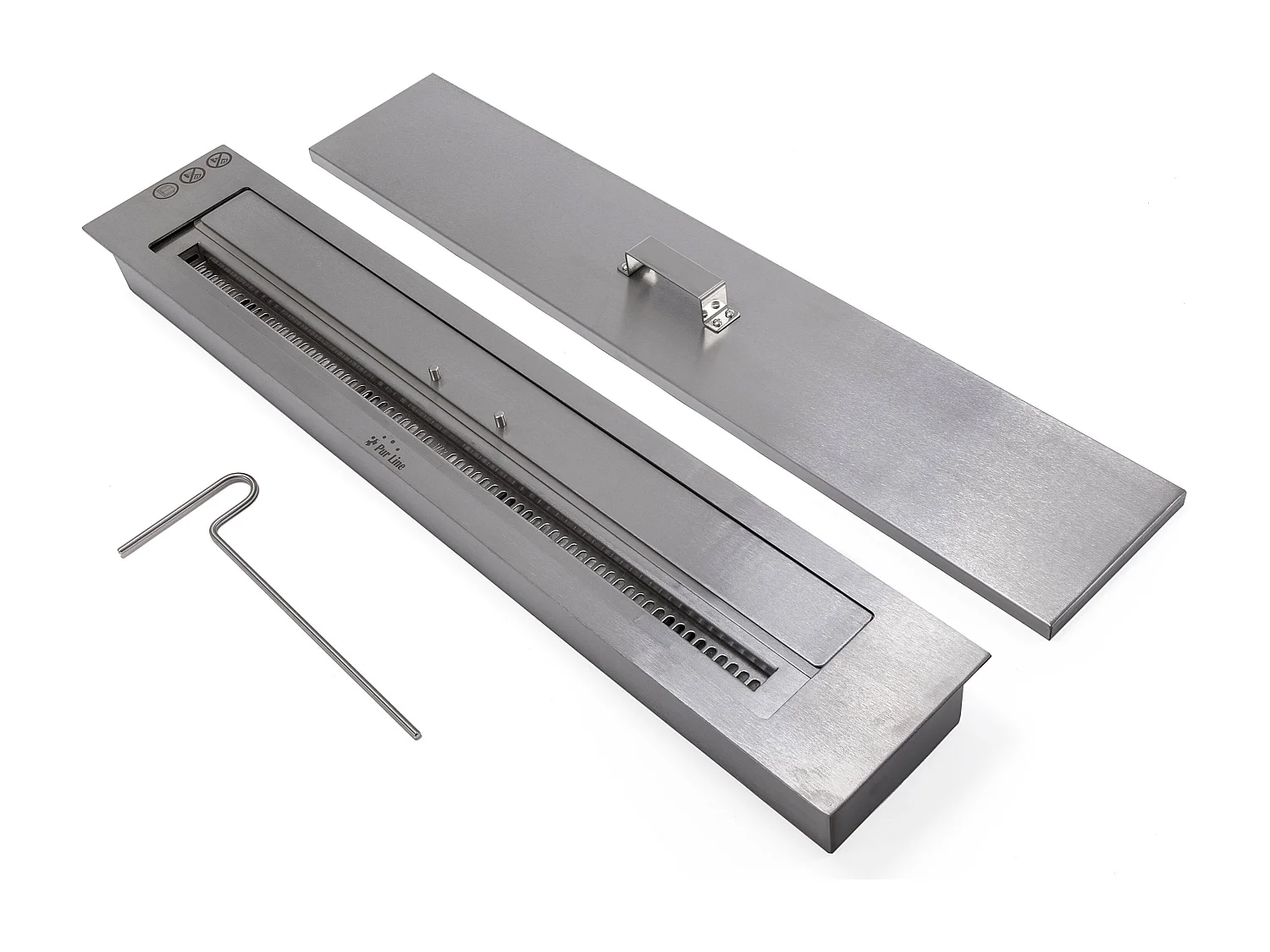 Bloc de combustion de taille moyenne avec fibre céramique et régulateur de flamme