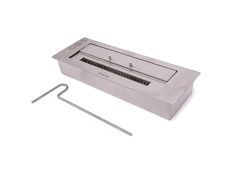 Mittelgroßer Verbrennungsblock mit Keramikfaser und Flammenregler