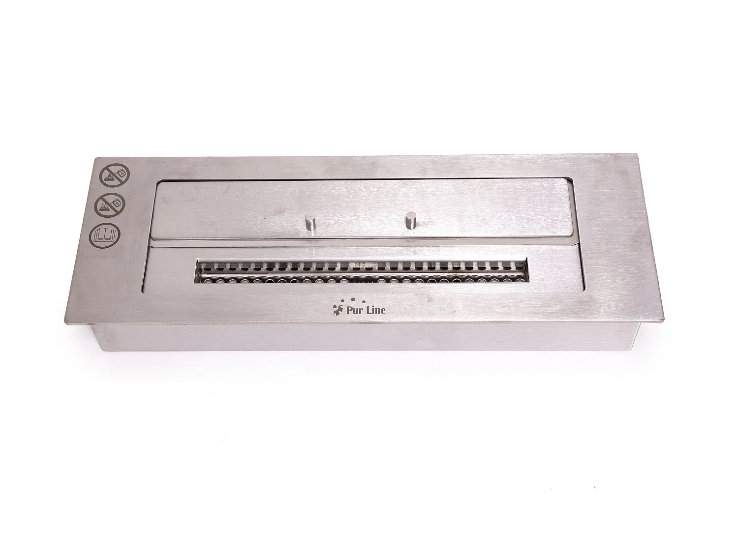 Bloque de combustión tamaño medio con fibra cerámica y regulador de llama