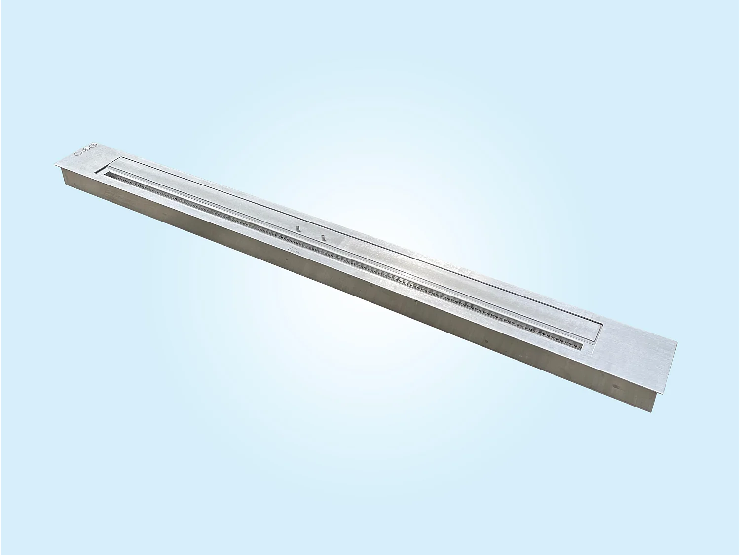 Grande bloco de combustão com fibra cerâmica e regulador de chama