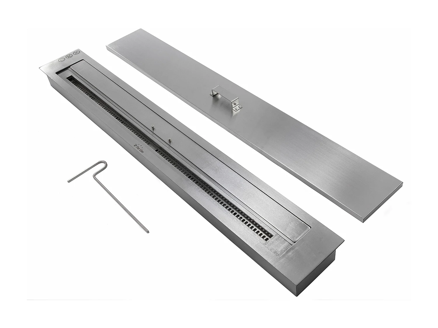 Grand bloc de combustion avec fibre céramique et régulateur de flamme