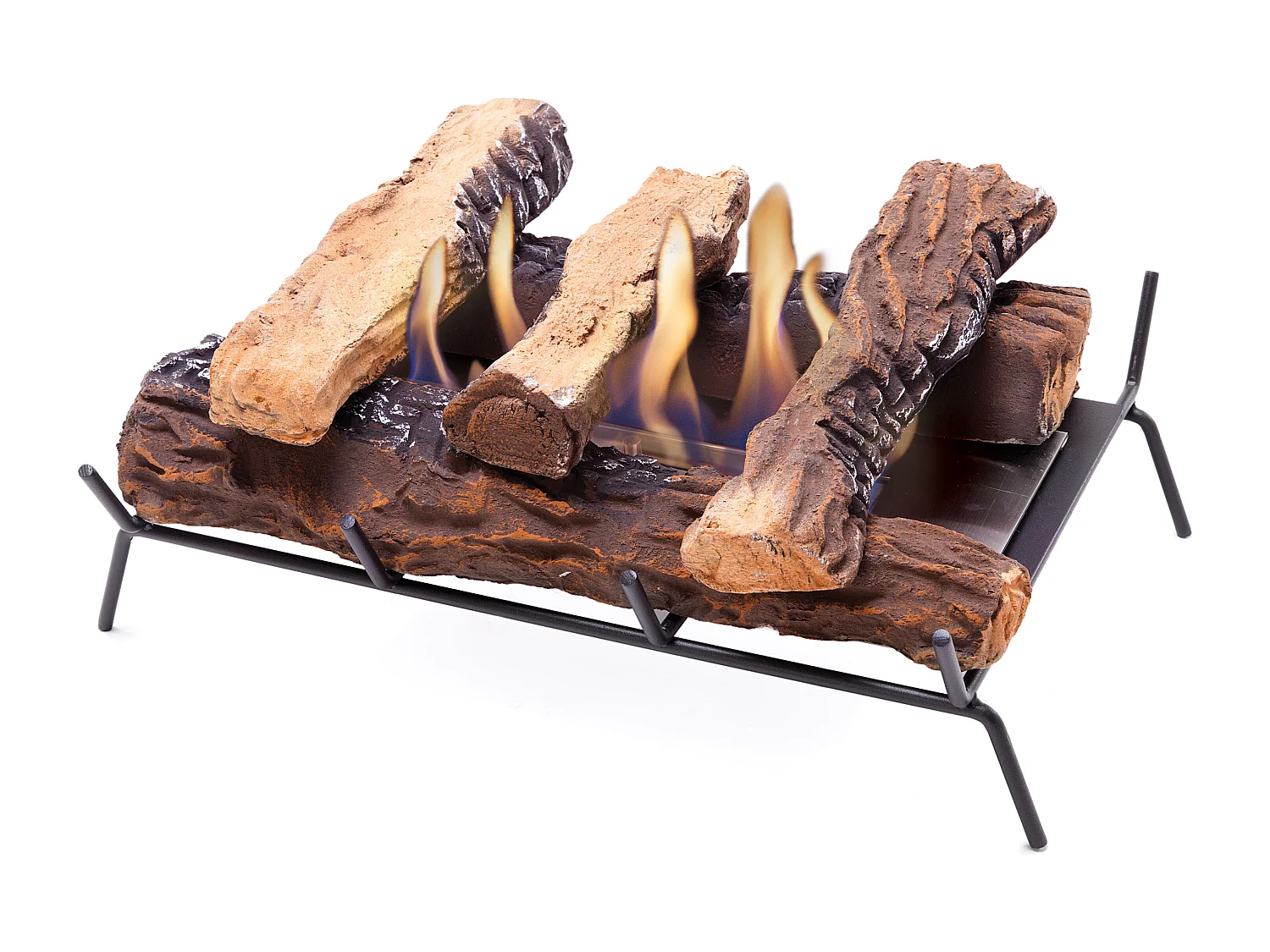 Bloc de combution 2000W avec bûche décorative