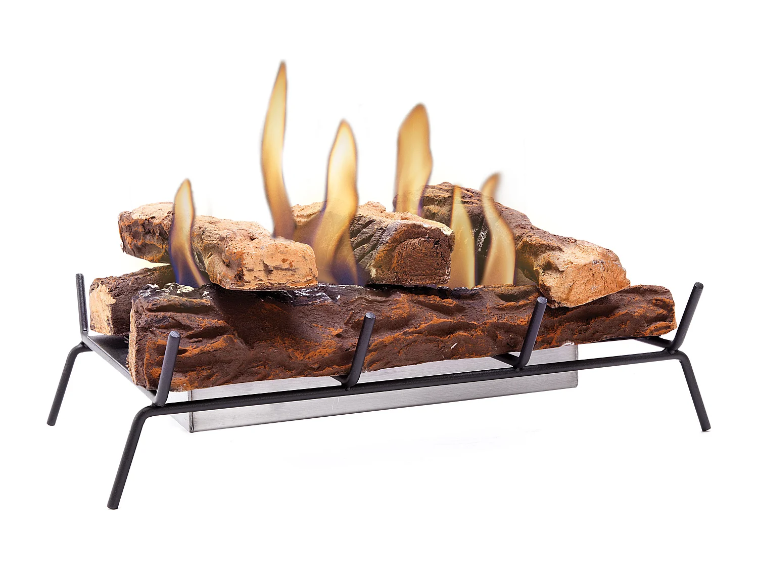 Bloc de combution 2000W avec bûche décorative