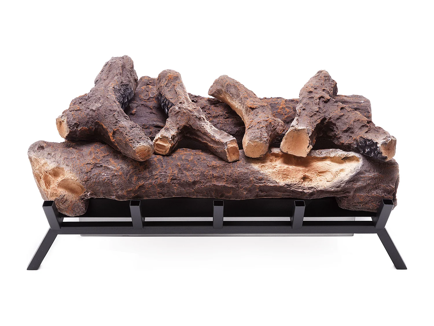 Bloco de combustão de 1,5L com toros decorativos