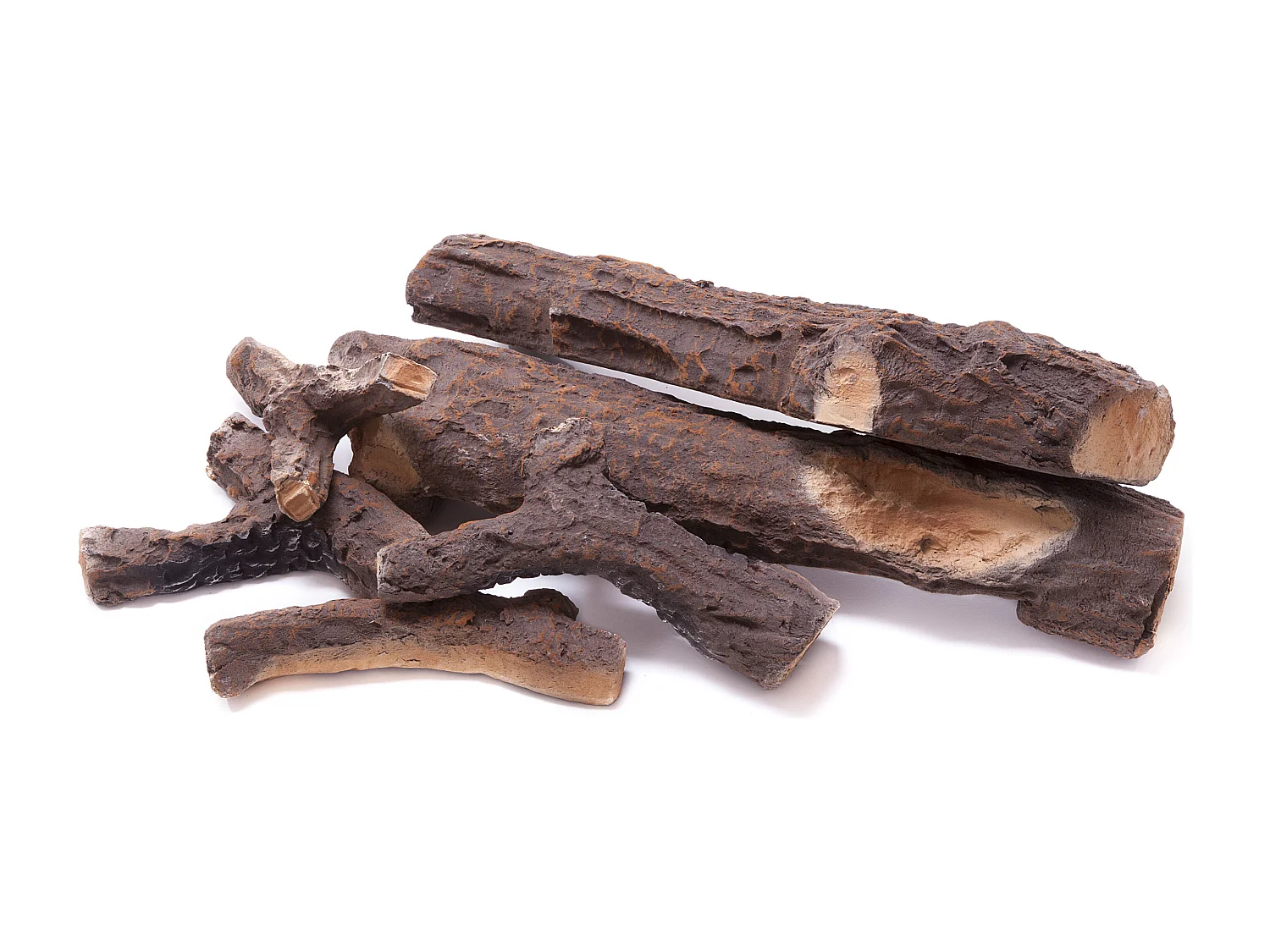 Bloco de combustão de 1,5L com toros decorativos