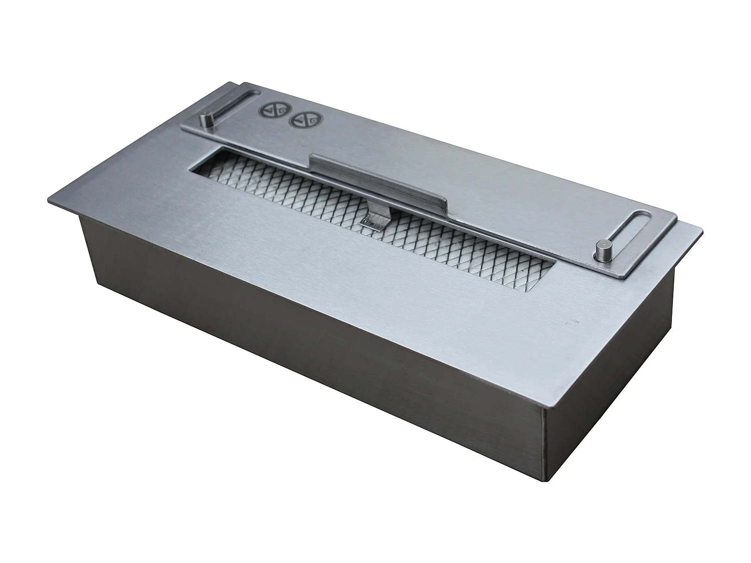 Ethanol-Kaminbrenner aus Stahl mit Keramikfaser und Flammenregulierungskappe 1L