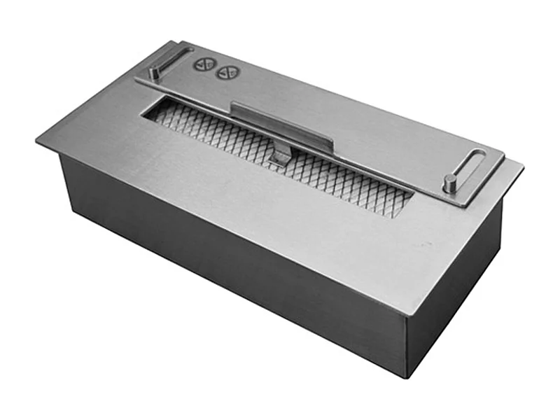 Ethanol-Kaminbrenner aus Stahl mit Keramikfaser und Flammenregulierungskappe 1L