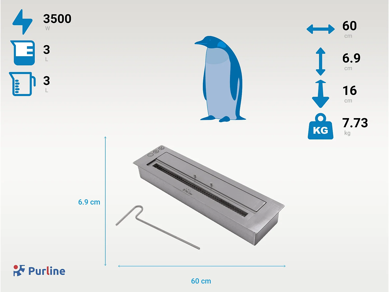 Blocco di combustione di medie dimensioni con fibra ceramica e regolatore di fiamma