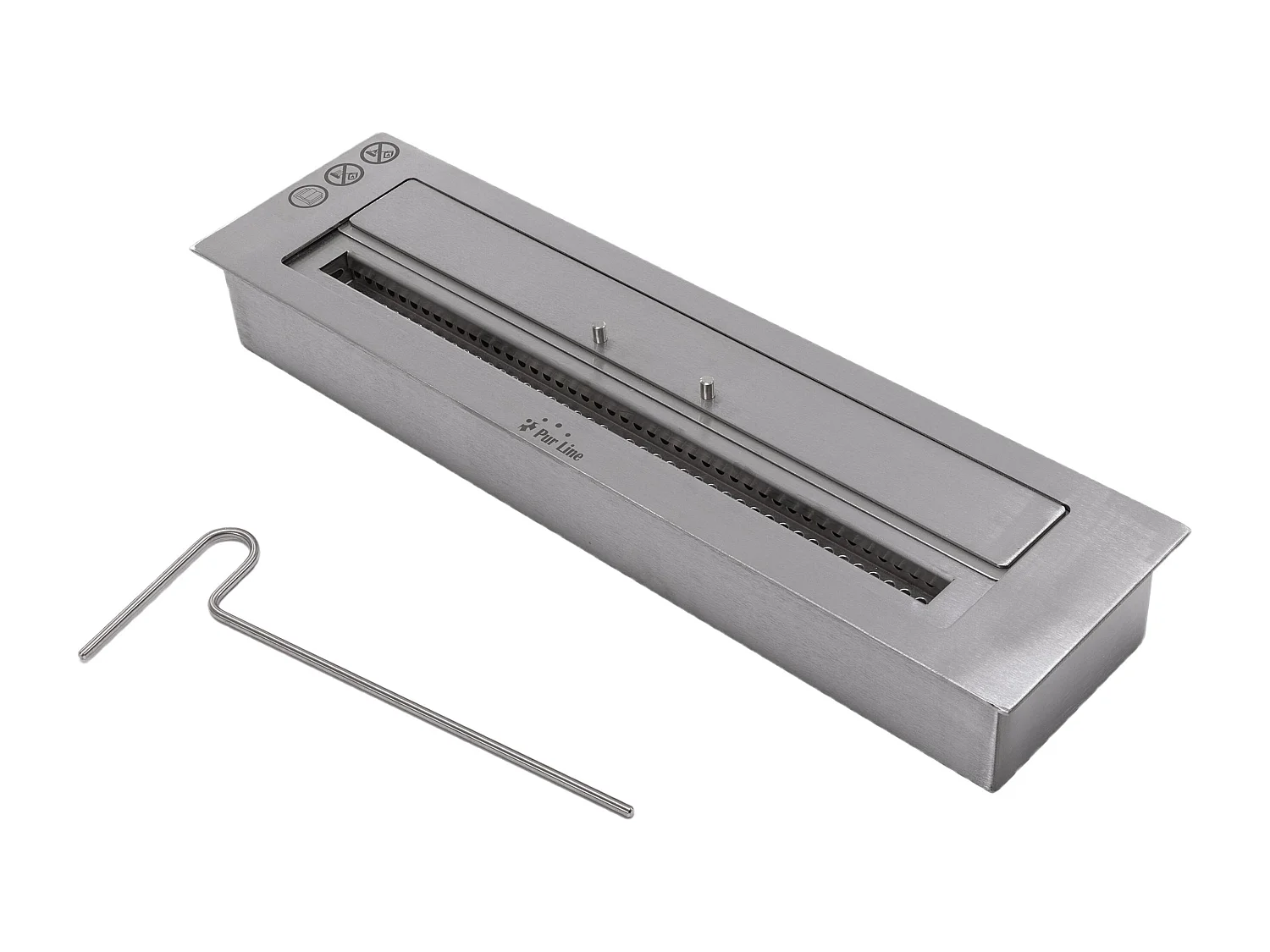 Bloc de combustion de taille moyenne avec fibre céramique et régulateur de flamme