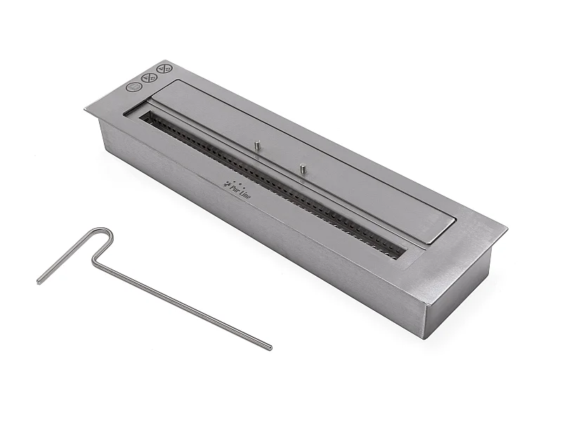 Bloco de combustão de tamanho médio com fibra cerâmica e regulador de chama