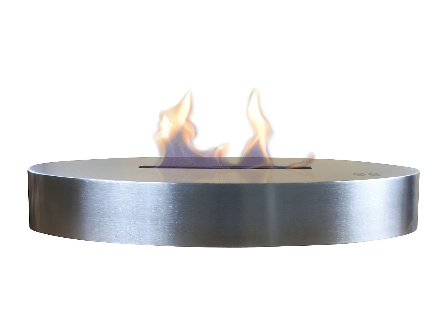 Chimenea de etanol de sobremesa en acero inoxidable