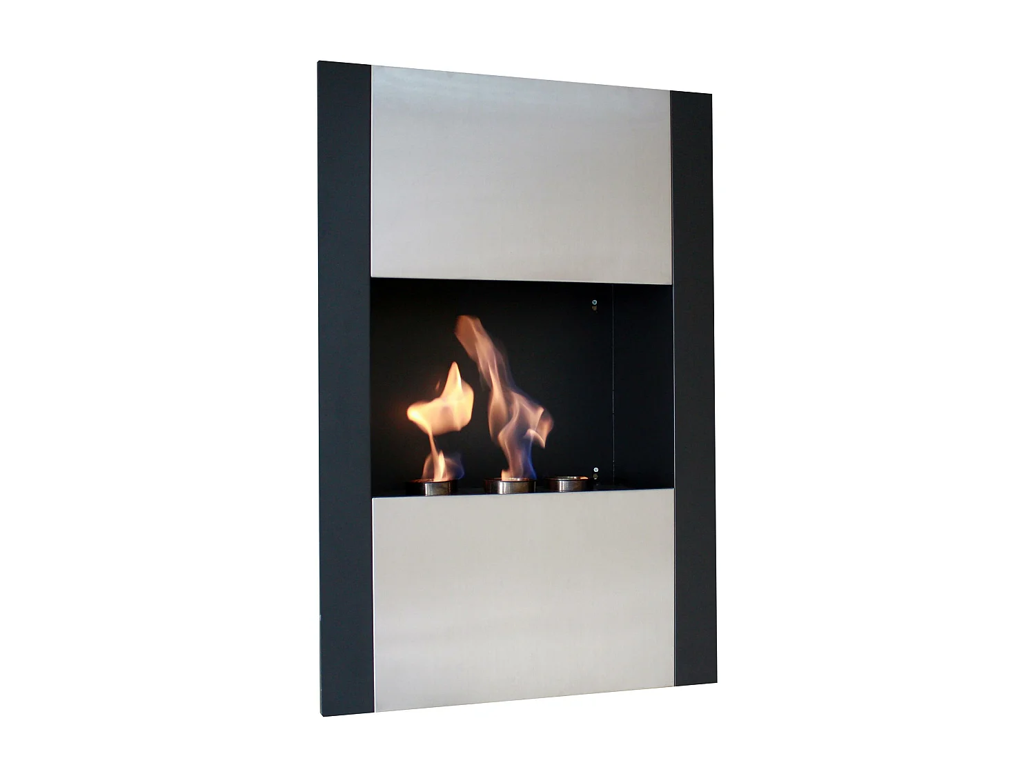 Cheminée à l'éthanol en acier inoxydable