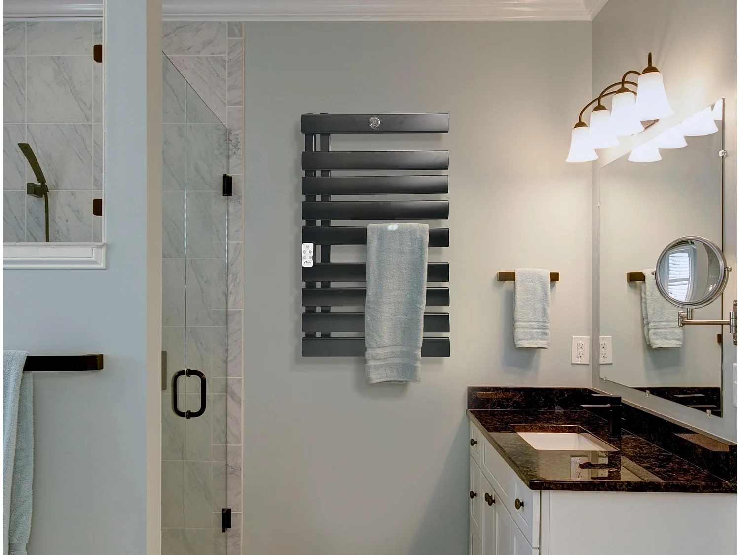 Toallero Eléctrico 500W con display LED y WiFi