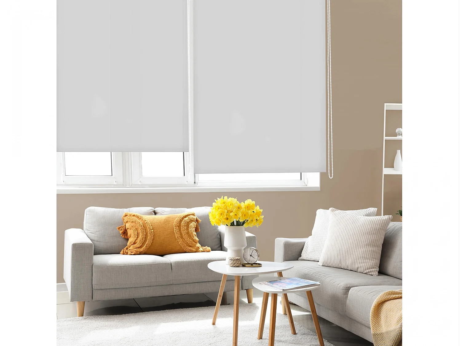 Store enrouleur Polyester Translucide 160x175