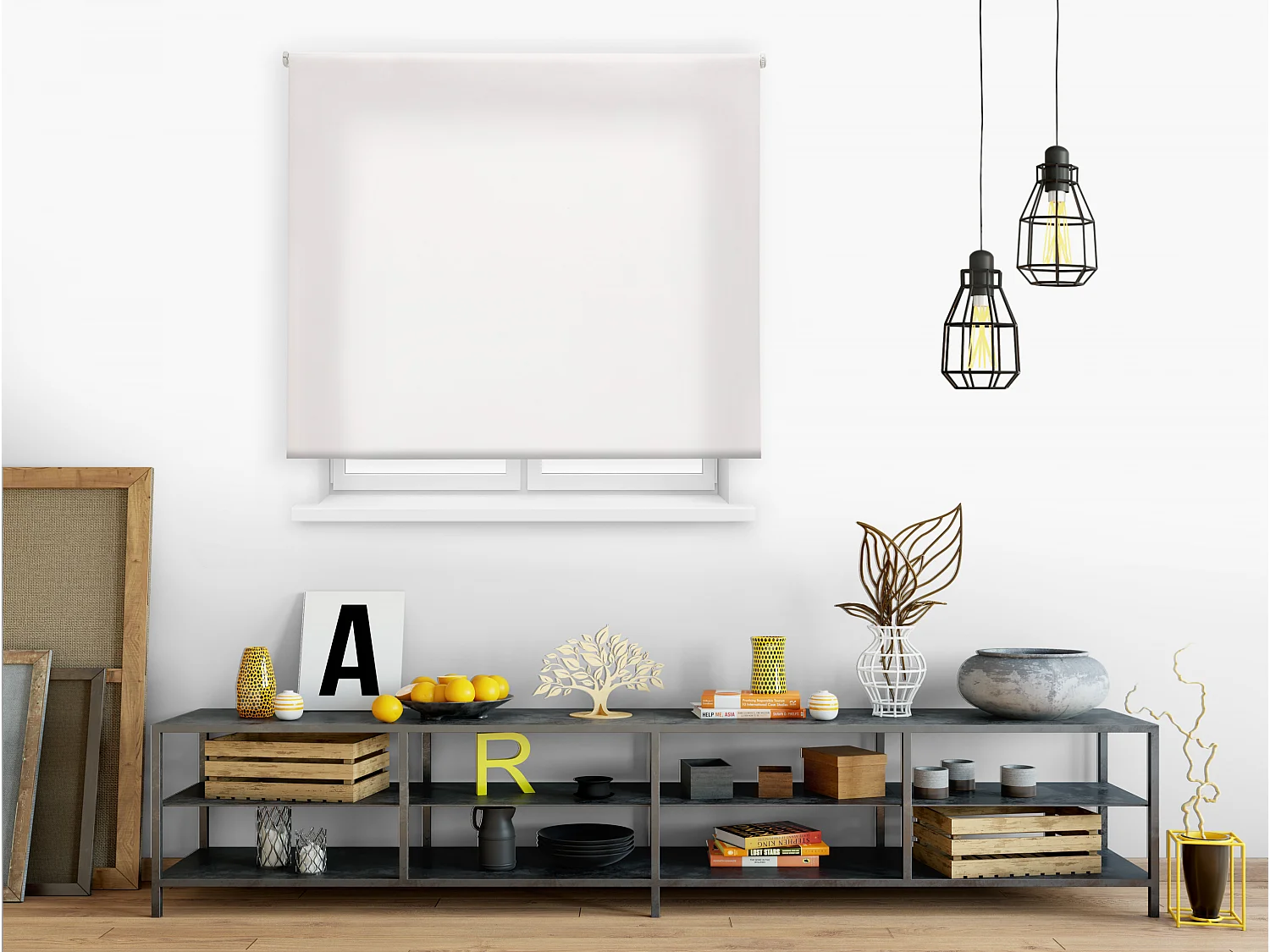 Rolgordijn Polyester ondoorzichtige gladde rolgordijnen