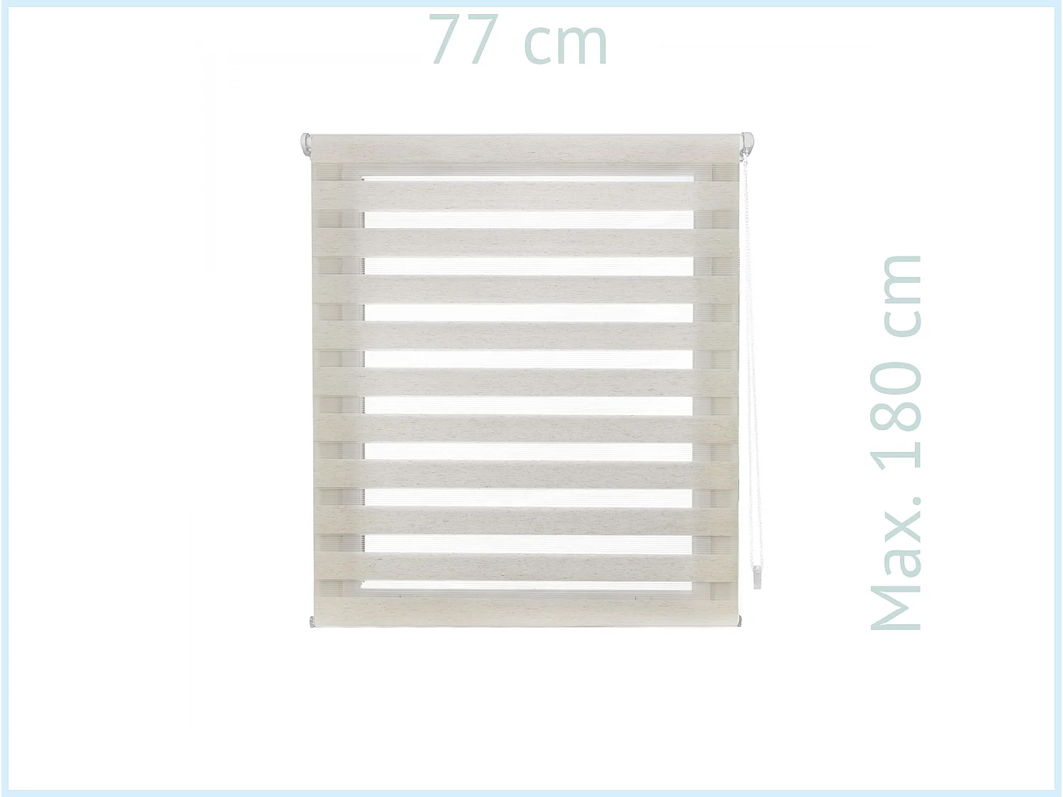 Store enrouleur Polyester Translucide Multicolore