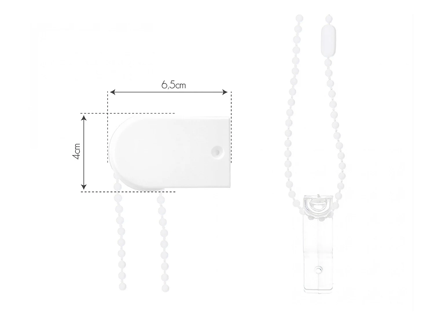 Store enrouleur Polyester Opaque Multicolore