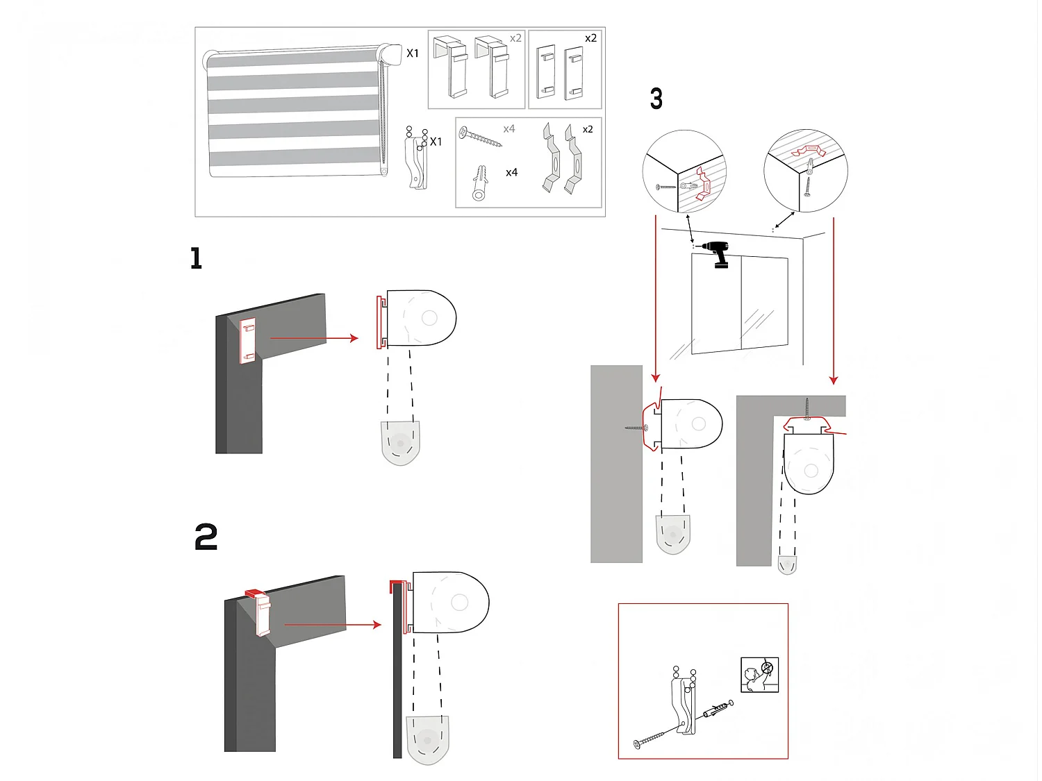 Store enrouleur Polyester Translucide 37x180