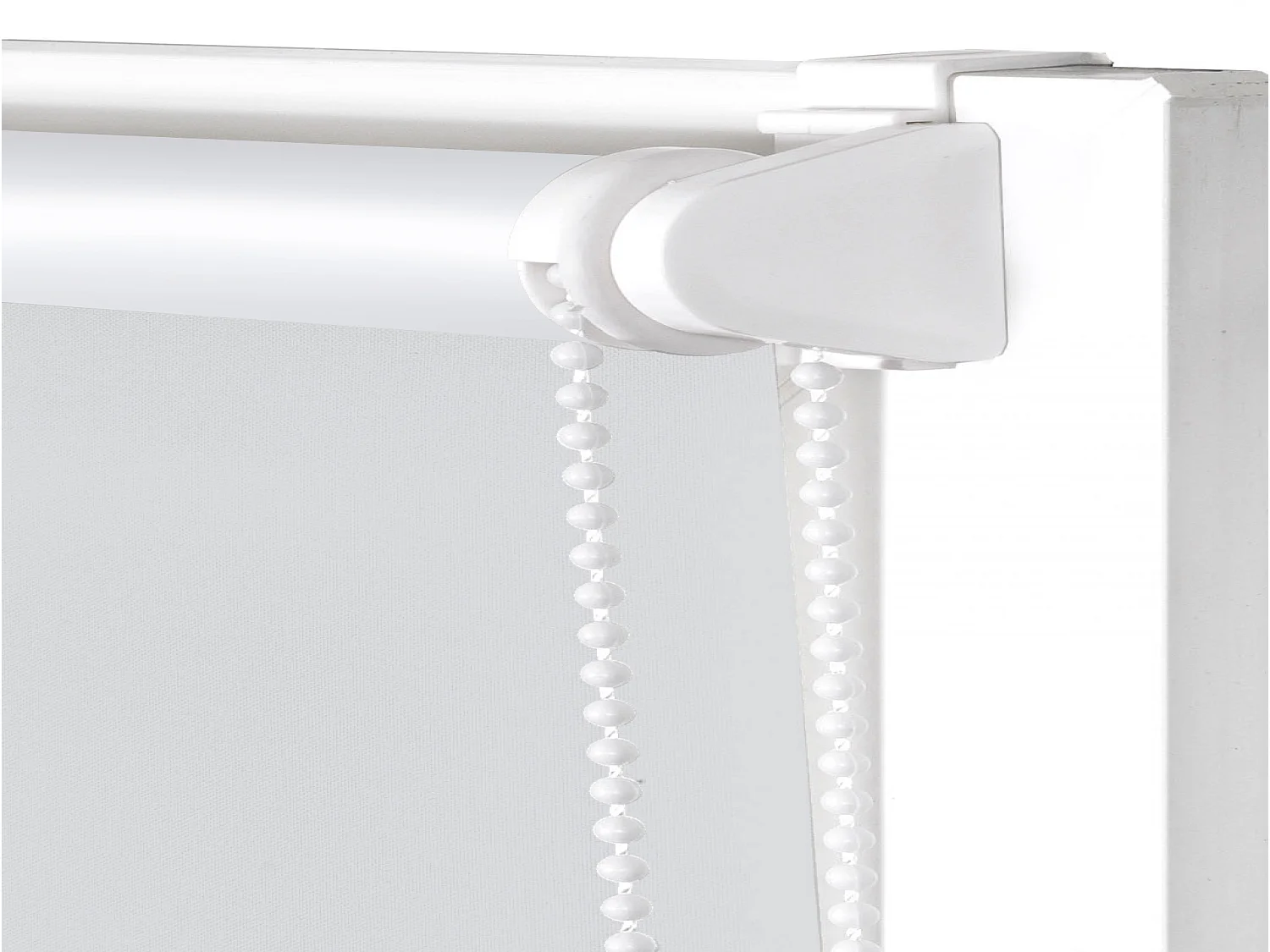 Ondoorzichtig rolgordijn met effen stof