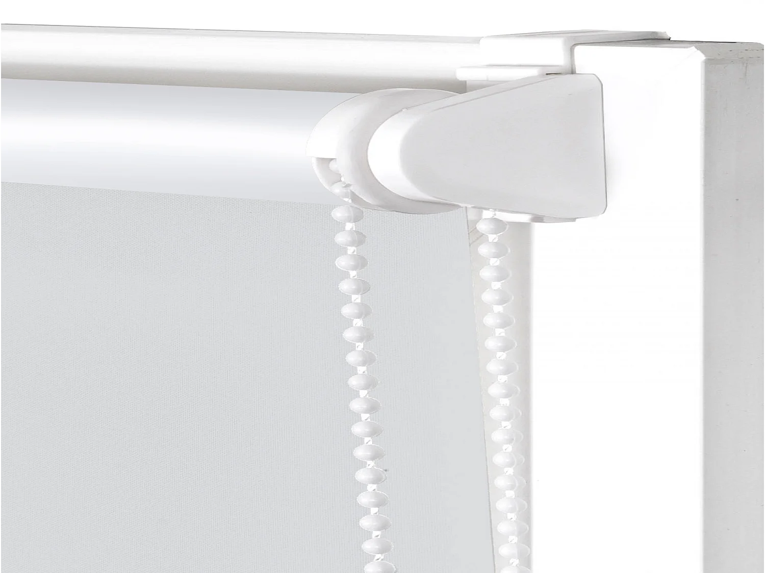 Ondoorzichtig rolgordijn met effen stof