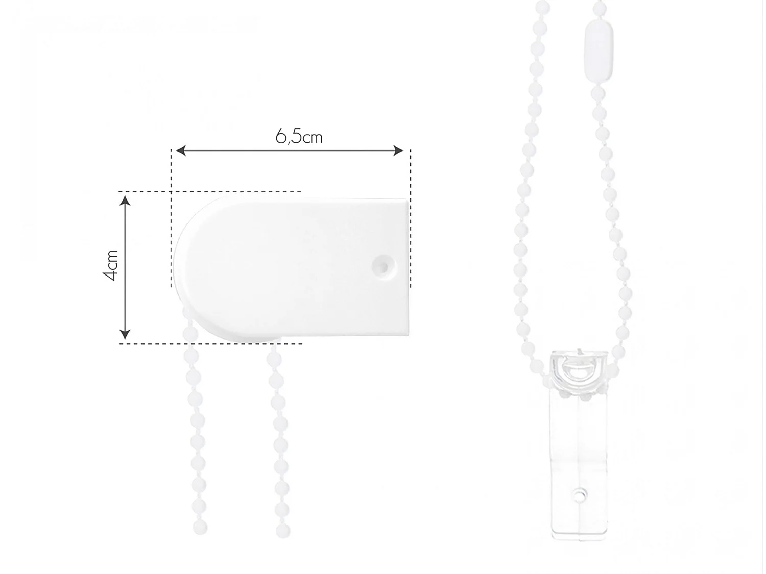 Tenda a Rullo opaca con catena manuale