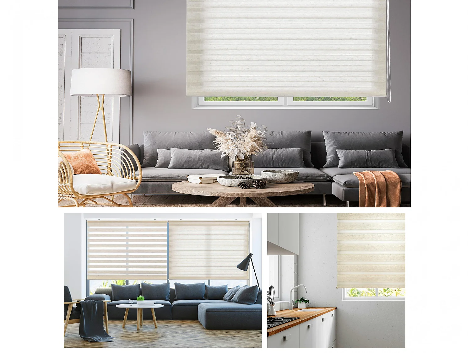 Store enrouleur Polyester Translucide 140x250